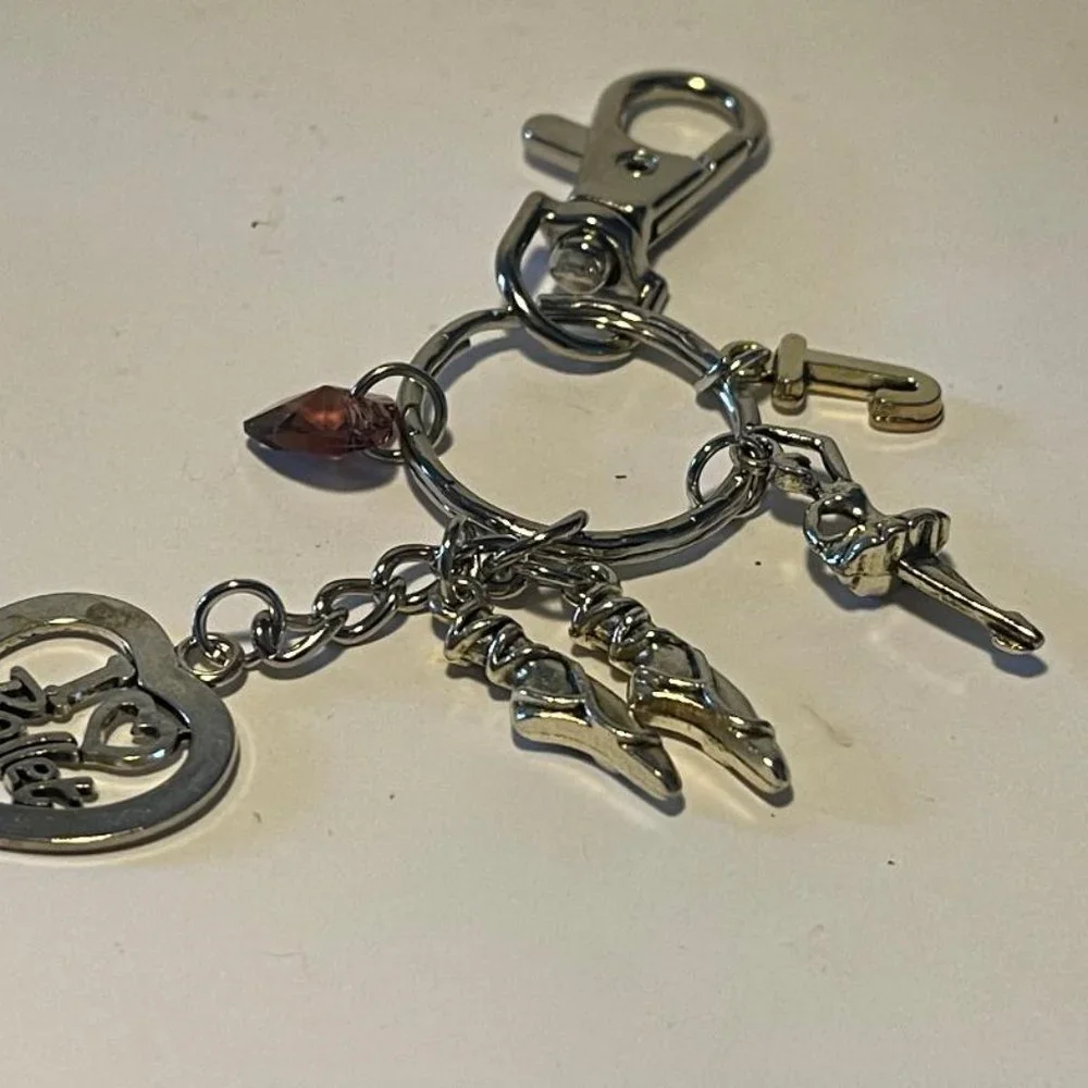 I Love Ballet Keychain NEW